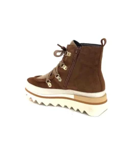 Softwaves 8-51-08 Cuir Daim Cognac*Femme Bottines