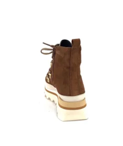 Softwaves 8-51-08 Cuir Daim Cognac*Femme Bottines