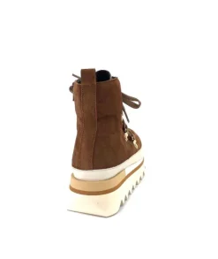 Softwaves 8-51-08 Cuir Daim Cognac*Femme Bottines