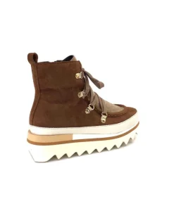 Softwaves 8-51-08 Cuir Daim Cognac*Femme Bottines