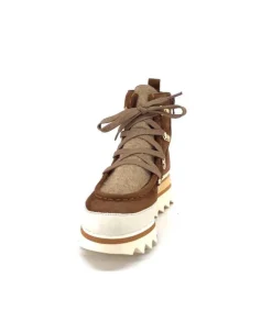 Softwaves 8-51-08 Cuir Daim Cognac*Femme Bottines