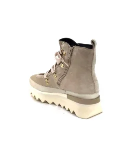 Softwaves 8-51-08 Cuir Daim Creme*Femme Bottines