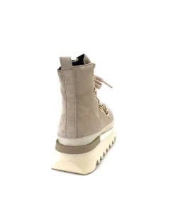 Softwaves 8-51-08 Cuir Daim Creme*Femme Bottines