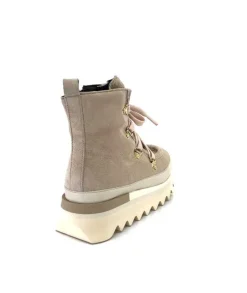 Softwaves 8-51-08 Cuir Daim Creme*Femme Bottines