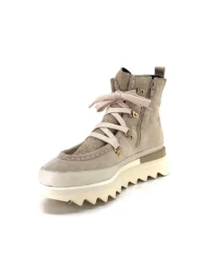 Softwaves 8-51-08 Cuir Daim Creme*Femme Bottines