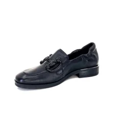 Softwaves 8.35.23 Cuir Noir*Femme Mocassins