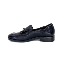 Softwaves 8.35.23 Cuir Noir*Femme Mocassins