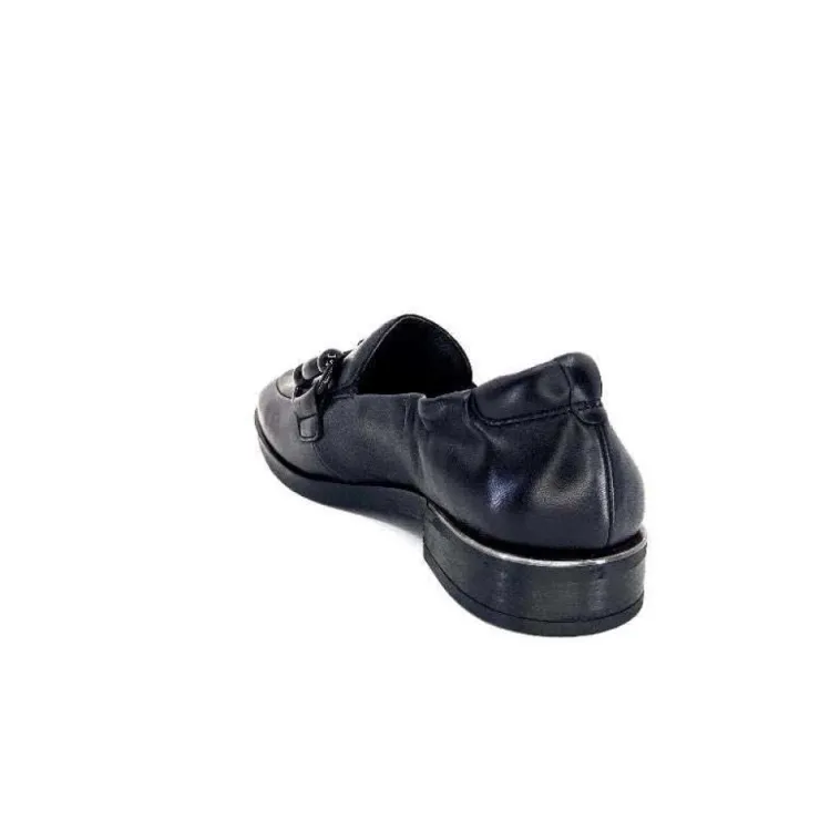Softwaves 8.35.23 Cuir Noir*Femme Mocassins