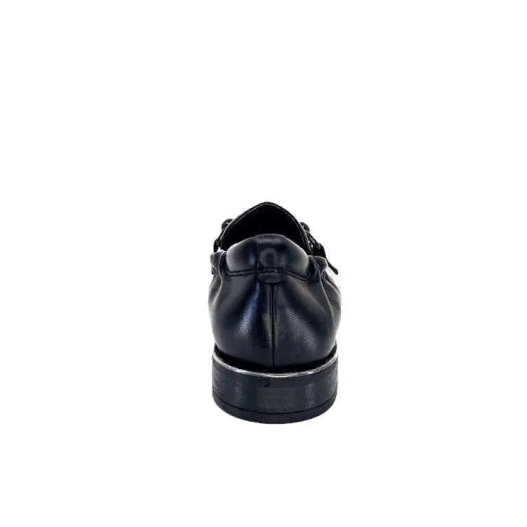 Softwaves 8.35.23 Cuir Noir*Femme Mocassins