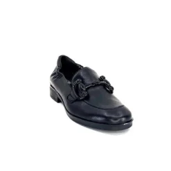 Softwaves 8.35.23 Cuir Noir*Femme Mocassins