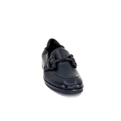 Softwaves 8.35.23 Cuir Noir*Femme Mocassins