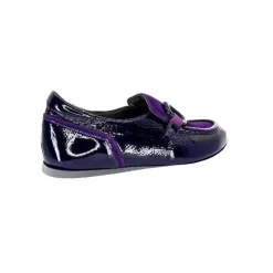 Softwaves 7.78.61 Cuir Vernis Et Daim Violet*Femme Mocassins
