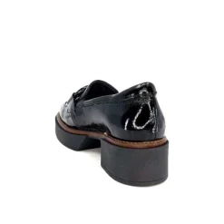 Softwaves 8.89.03 Cuir Vernis Noir*Femme Mocassins