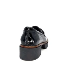 Softwaves 8.89.03 Cuir Vernis Noir*Femme Mocassins