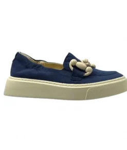 Softwaves 8.80.02 Daim Bleu*Femme Mocassins