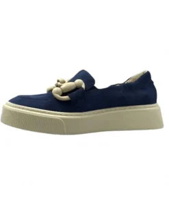 Softwaves 8.80.02 Daim Bleu*Femme Mocassins