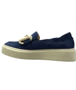 Softwaves 8.80.02 Daim Bleu*Femme Mocassins