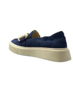 Softwaves 8.80.02 Daim Bleu*Femme Mocassins