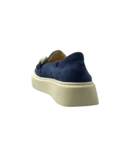 Softwaves 8.80.02 Daim Bleu*Femme Mocassins