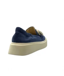 Softwaves 8.80.02 Daim Bleu*Femme Mocassins