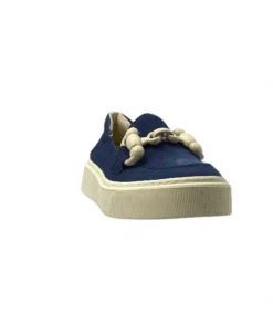 Softwaves 8.80.02 Daim Bleu*Femme Mocassins