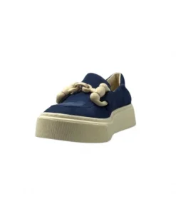 Softwaves 8.80.02 Daim Bleu*Femme Mocassins