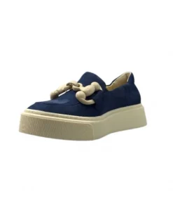 Softwaves 8.80.02 Daim Bleu*Femme Mocassins