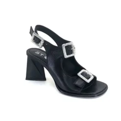 Elena iachi Strategia A5176 Cuir Noir*Femme Sandales