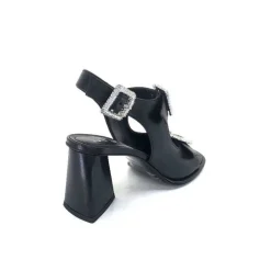 Elena iachi Strategia A5176 Cuir Noir*Femme Sandales