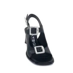 Elena iachi Strategia A5176 Cuir Noir*Femme Sandales