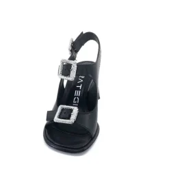 Elena iachi Strategia A5176 Cuir Noir*Femme Sandales