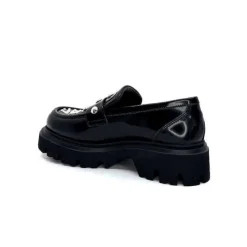 Elena iachi Strategia A5508T Cuir Noir Noir*Femme Mocassins
