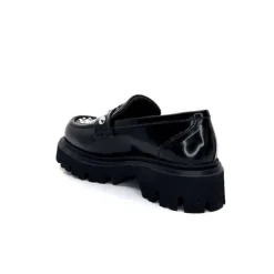 Elena iachi Strategia A5508T Cuir Noir Noir*Femme Mocassins