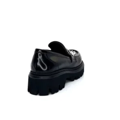 Elena iachi Strategia A5508T Cuir Noir Noir*Femme Mocassins