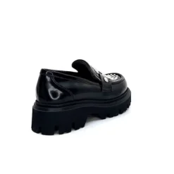 Elena iachi Strategia A5508T Cuir Noir Noir*Femme Mocassins