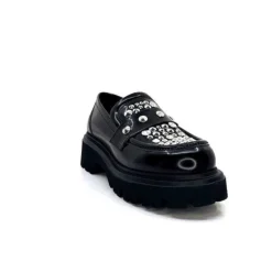 Elena iachi Strategia A5508T Cuir Noir Noir*Femme Mocassins