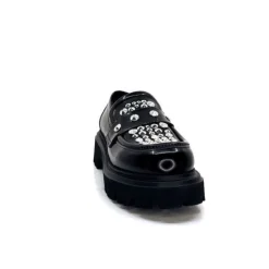 Elena iachi Strategia A5508T Cuir Noir Noir*Femme Mocassins