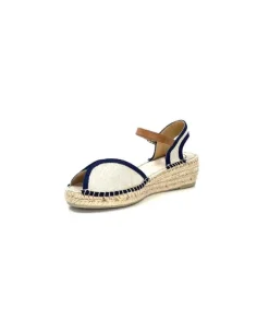 Toni Pons Bego Textile Ecru Marine*Femme Espadrilles