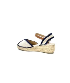 Toni Pons Bego Textile Ecru Marine*Femme Espadrilles