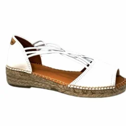 Toni Pons Ebre Cuir Blanc*Femme Espadrilles