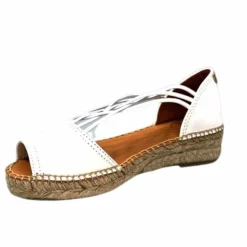 Toni Pons Ebre Cuir Blanc*Femme Espadrilles