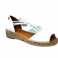 Toni Pons Ebre Cuir Blanc*Femme Espadrilles