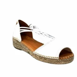 Toni Pons Ebre Cuir Blanc*Femme Espadrilles