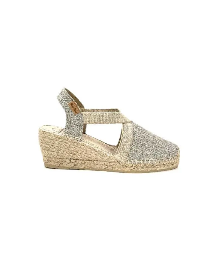 Toni Pons Triton Textile Glitter Or*Femme Espadrilles