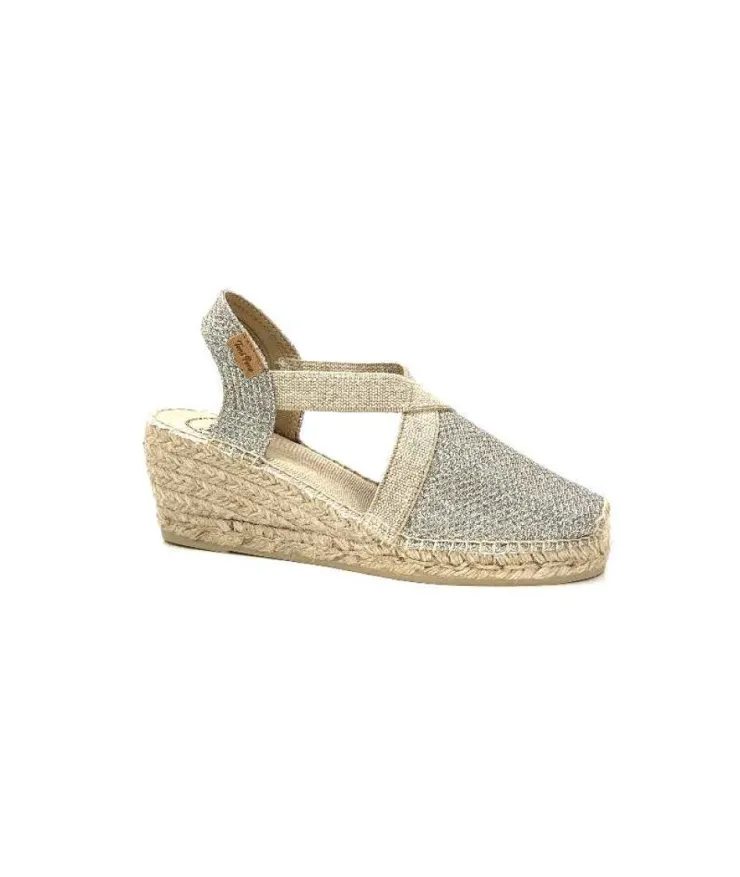 Toni Pons Triton Textile Glitter Or*Femme Espadrilles