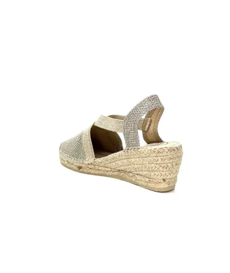 Toni Pons Triton Textile Glitter Or*Femme Espadrilles