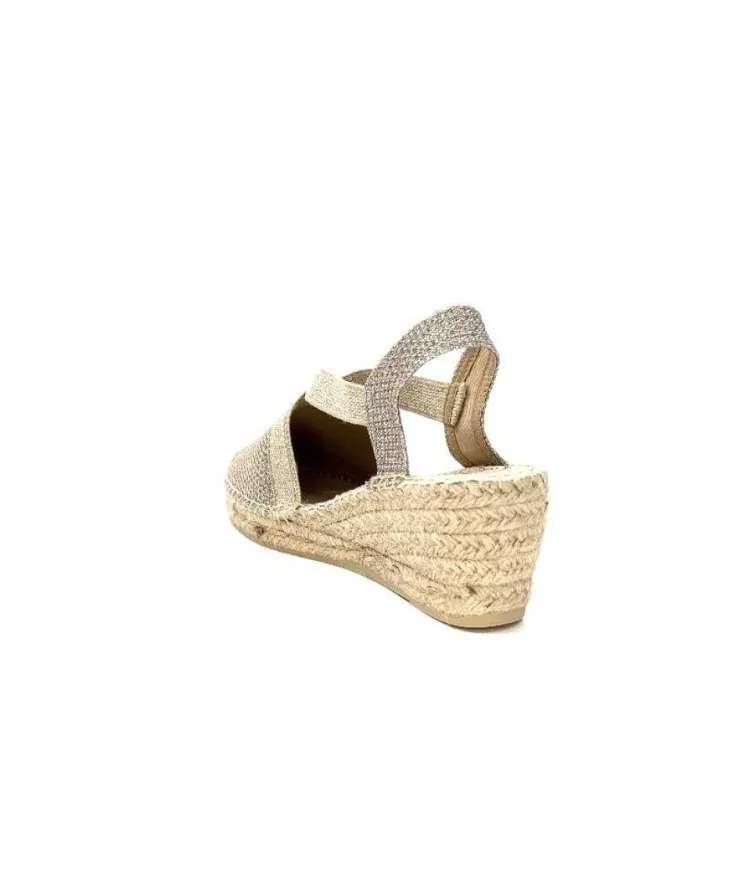 Toni Pons Triton Textile Glitter Or*Femme Espadrilles