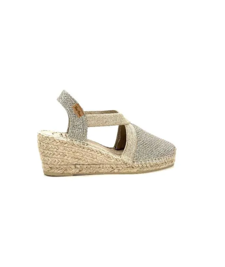 Toni Pons Triton Textile Glitter Or*Femme Espadrilles