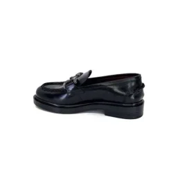 Triver Flight 709.06 Cuir Abrasivato Noir*Femme Mocassins