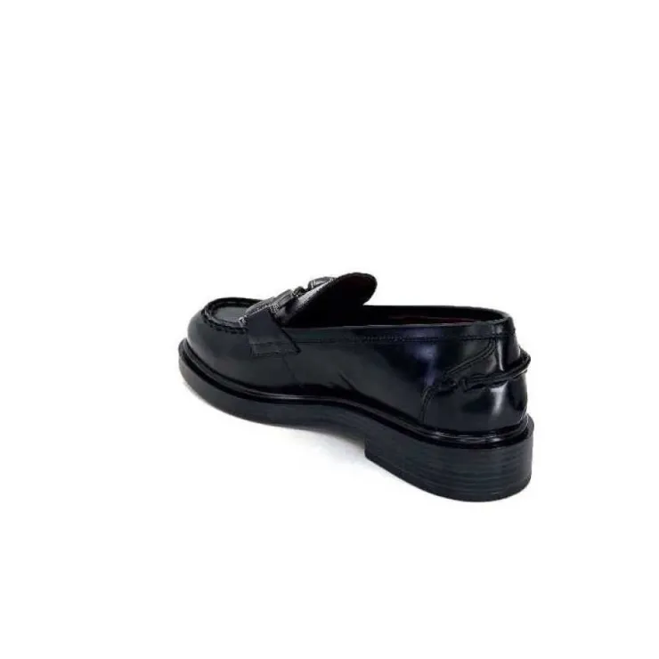 Triver Flight 709.06 Cuir Abrasivato Noir*Femme Mocassins